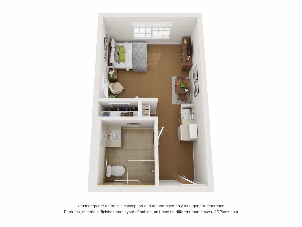 Memory Care Option B Floor plan